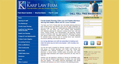 Desktop Screenshot of karplaw.com